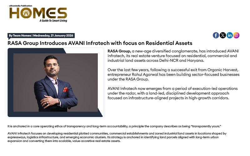 RASA Group Introduces AVANI Infratech