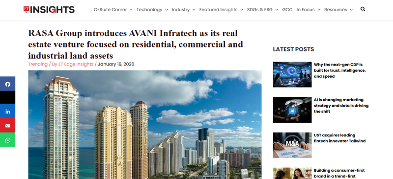 AVANI Infratech by RASA Group